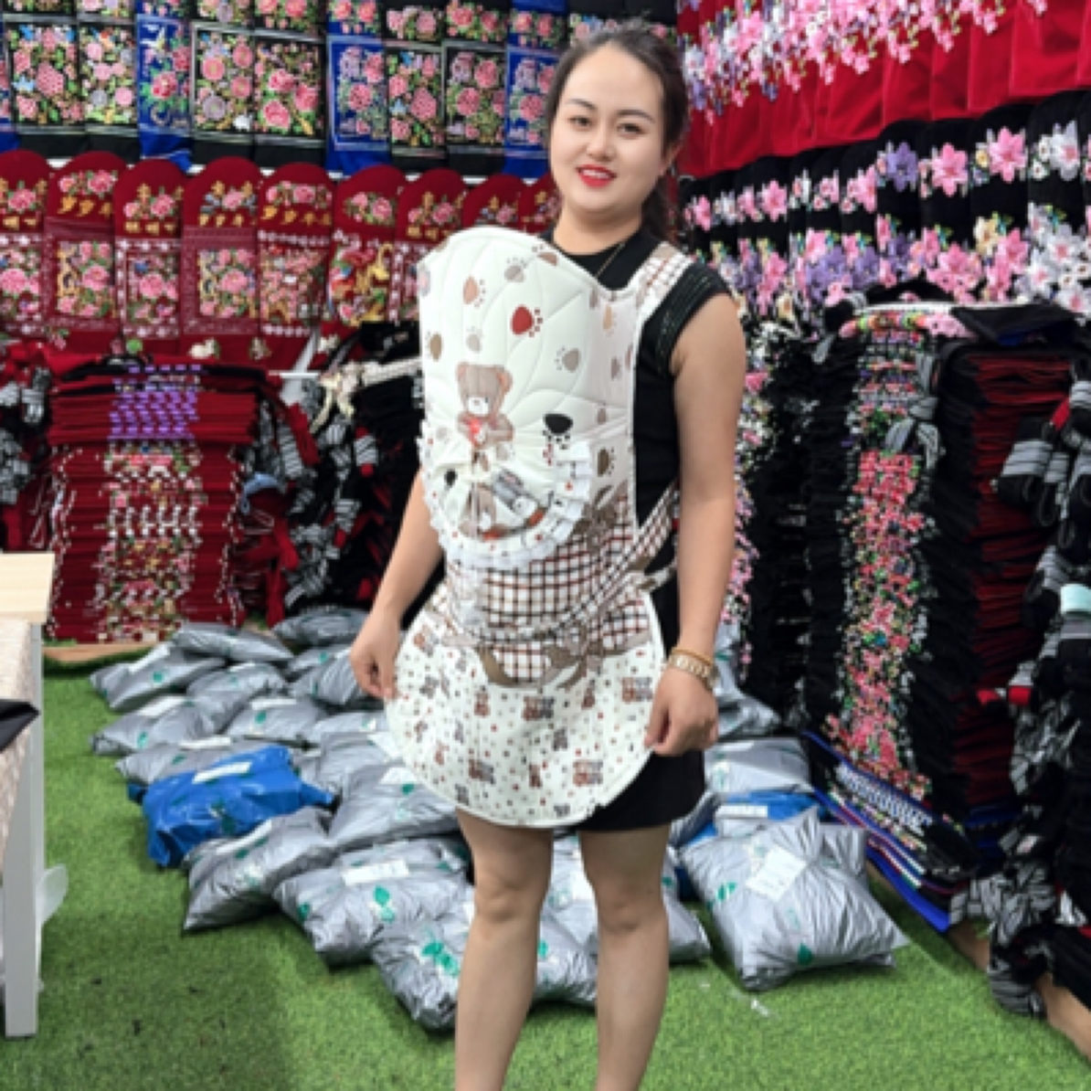 云南传统中号印花背带-四季款-男女宝宝通用-轻轻松松解放双手