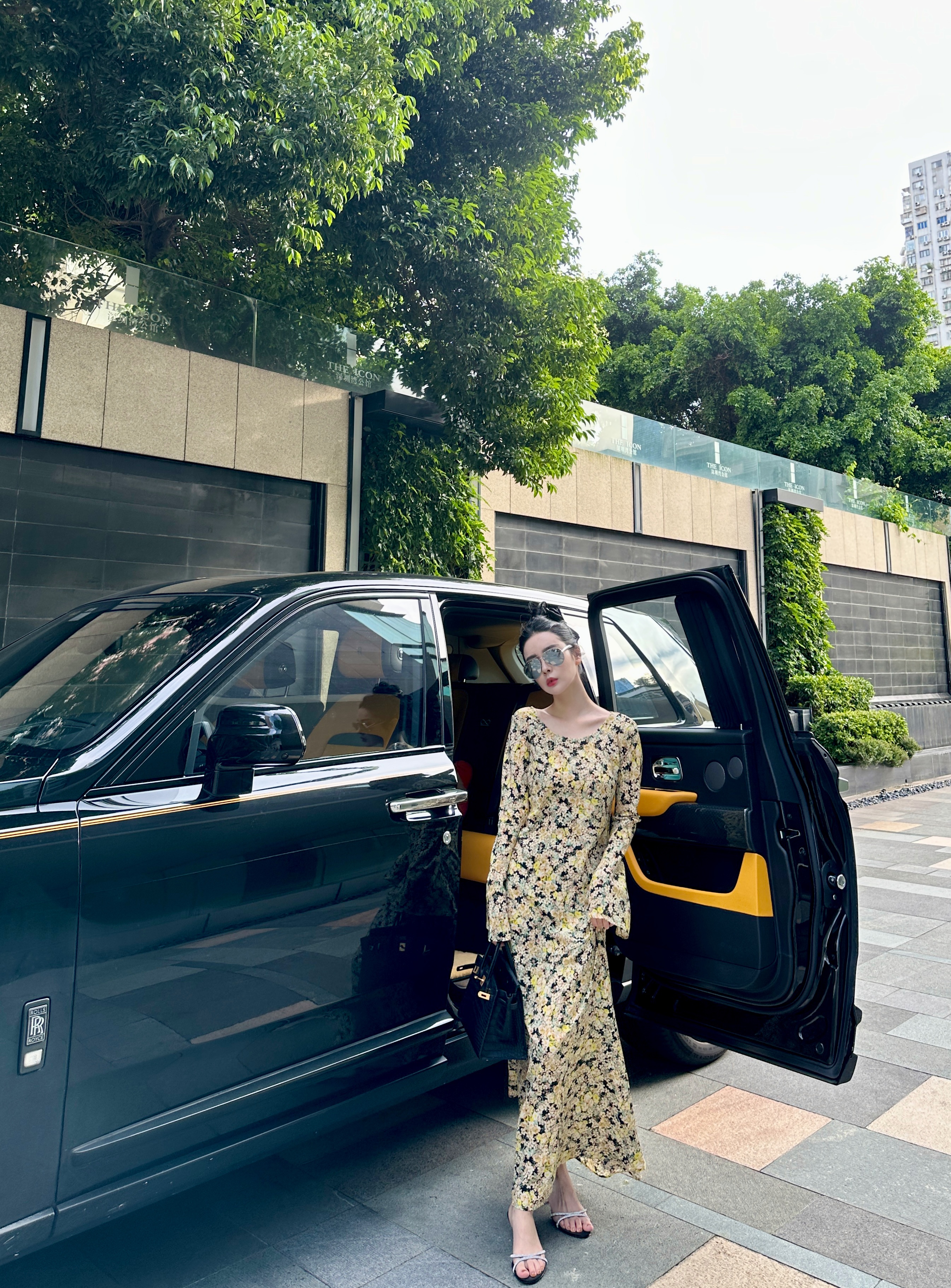 DL乐乐家【江南美人】茶歇法式独特高级感气质时尚显瘦碎花连衣裙