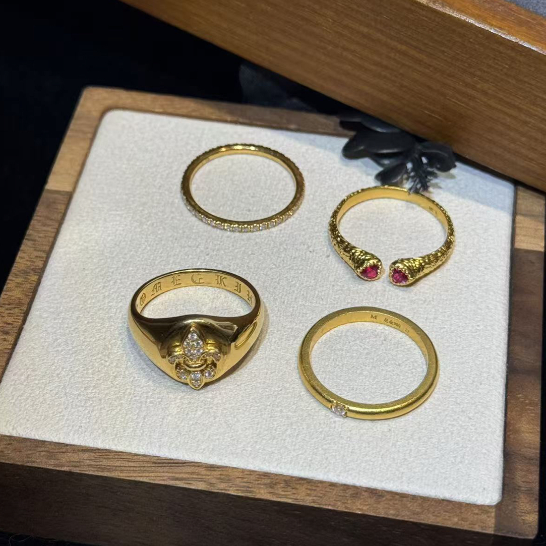 足金999 黄金5G工艺 戒指