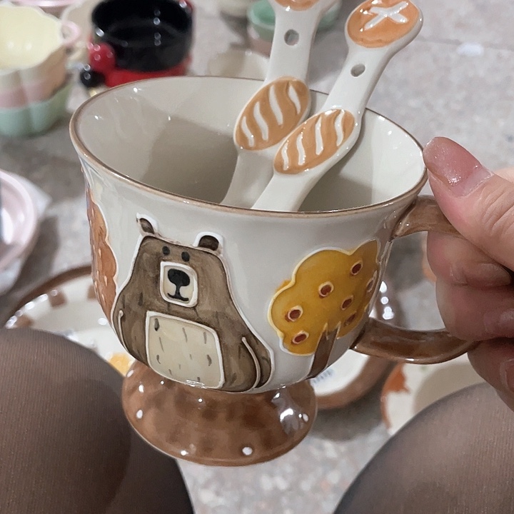 微瑕陶瓷完美主义者勿拍2勺1杯