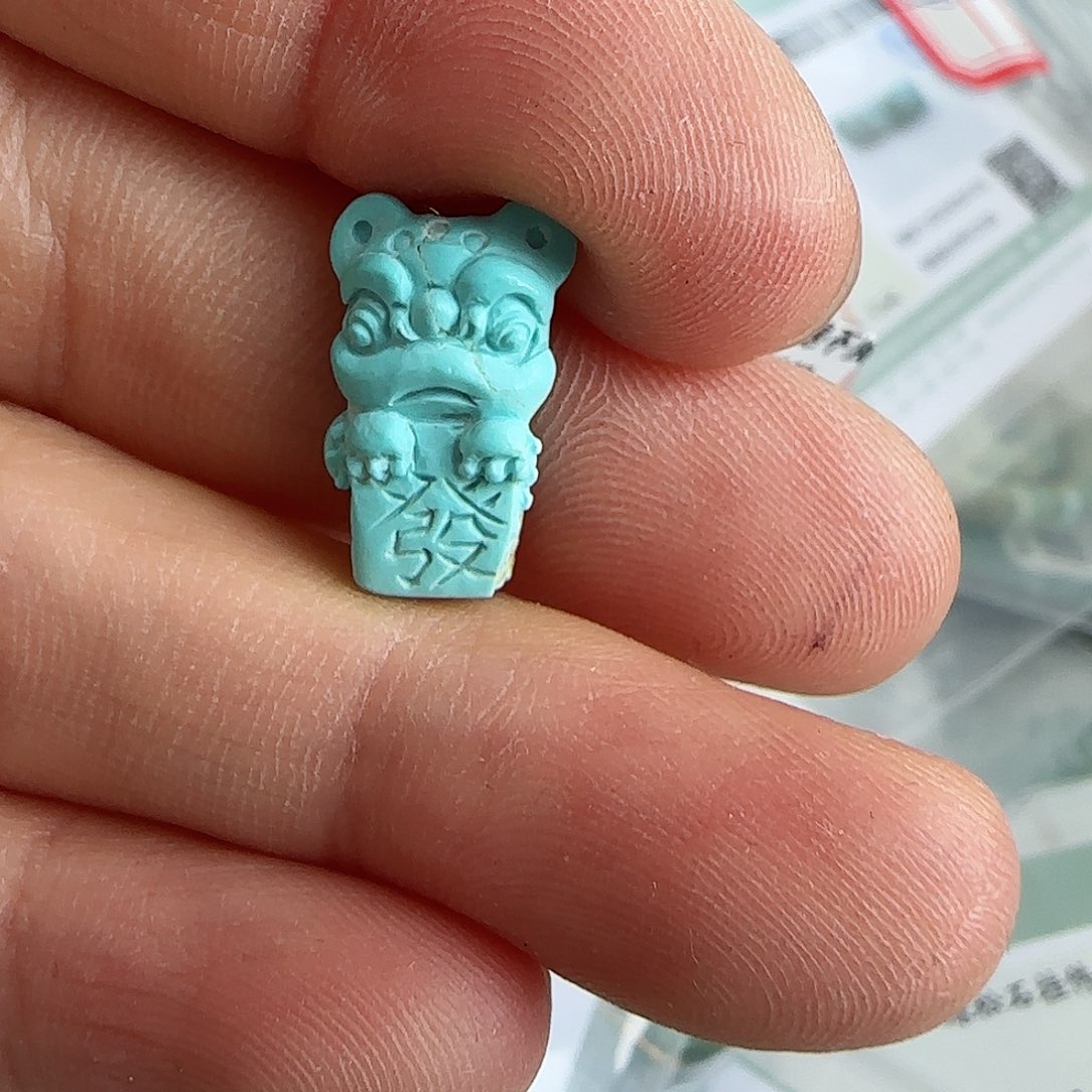 绿松石珠宝半成品未镶嵌