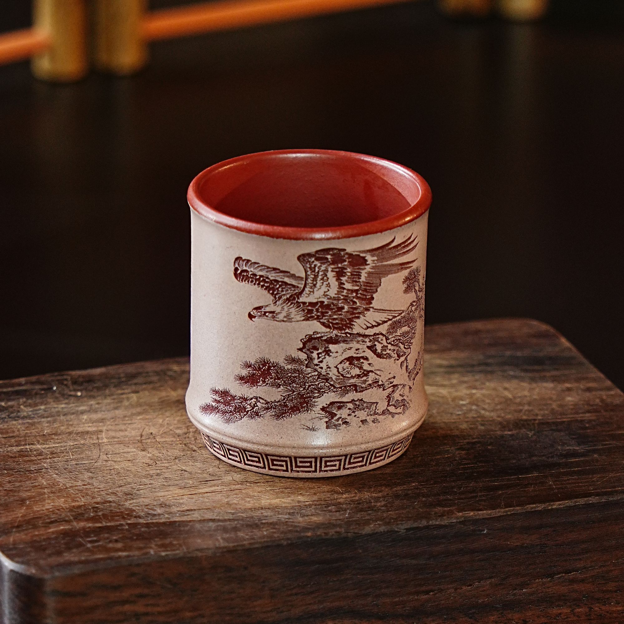 【0122老鹰杯】宜兴原矿紫砂全手工主人杯品茗杯茶杯茶具