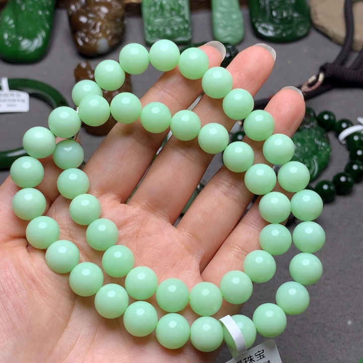 和田玉未镶嵌颈饰项链