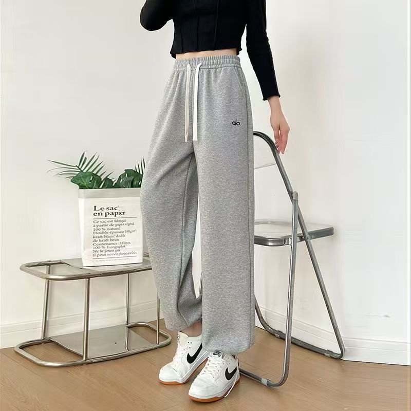 吸汗运动长裤夏天薄款破洞运动裤直筒休闲裤秋冬裤子