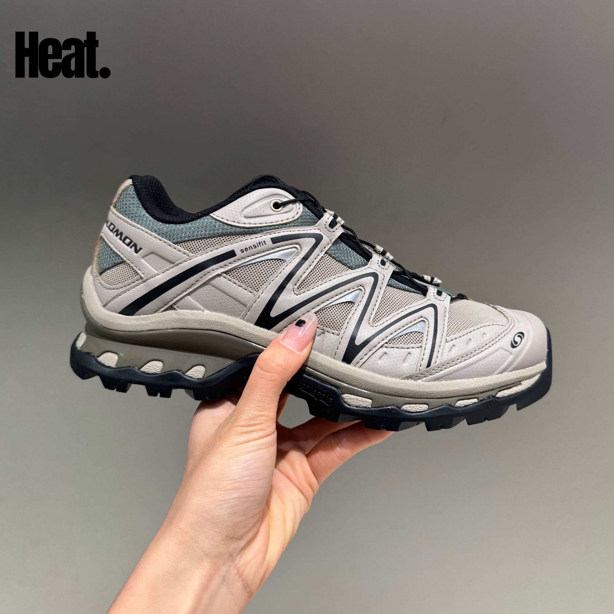 SALOMON/萨洛蒙XT Quest 户外登山徒步运动鞋 男女款 复古卡其