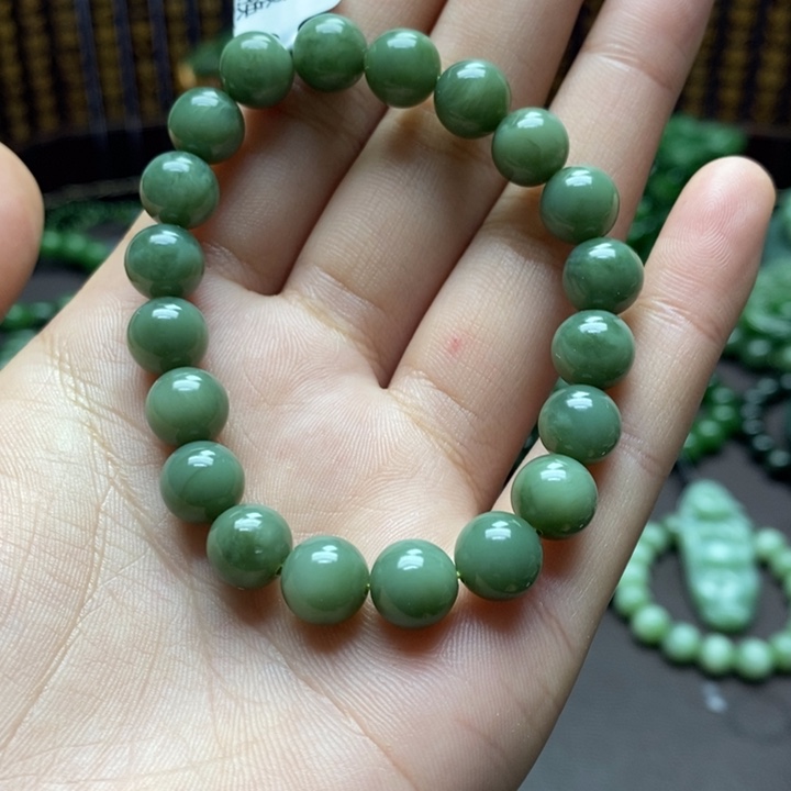 和田玉手串未镶嵌