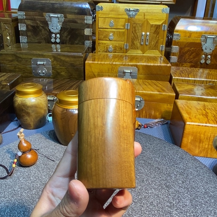 金丝楠金丝楠木牙签筒