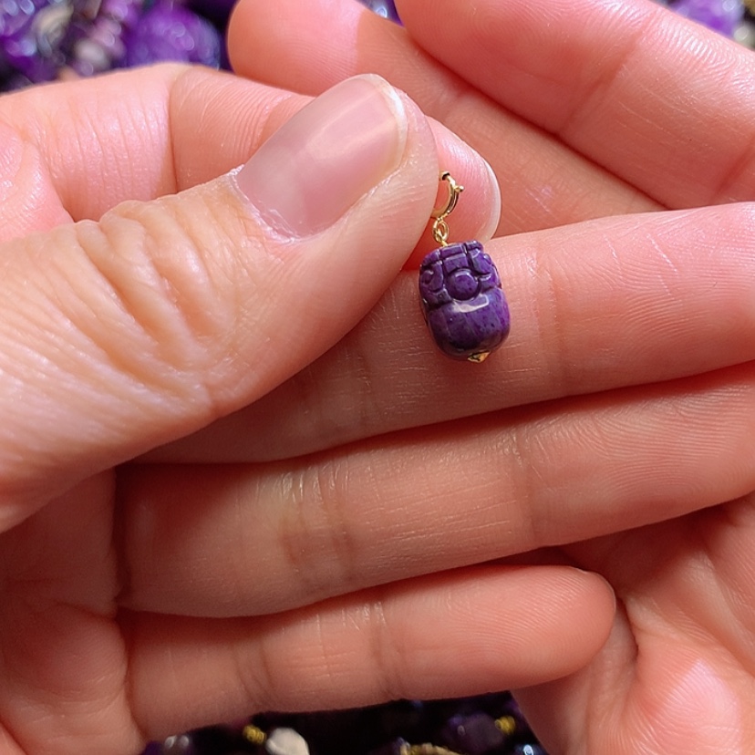 【闪购商品】苏纪石（舒俱来）吊坠18K金镶嵌