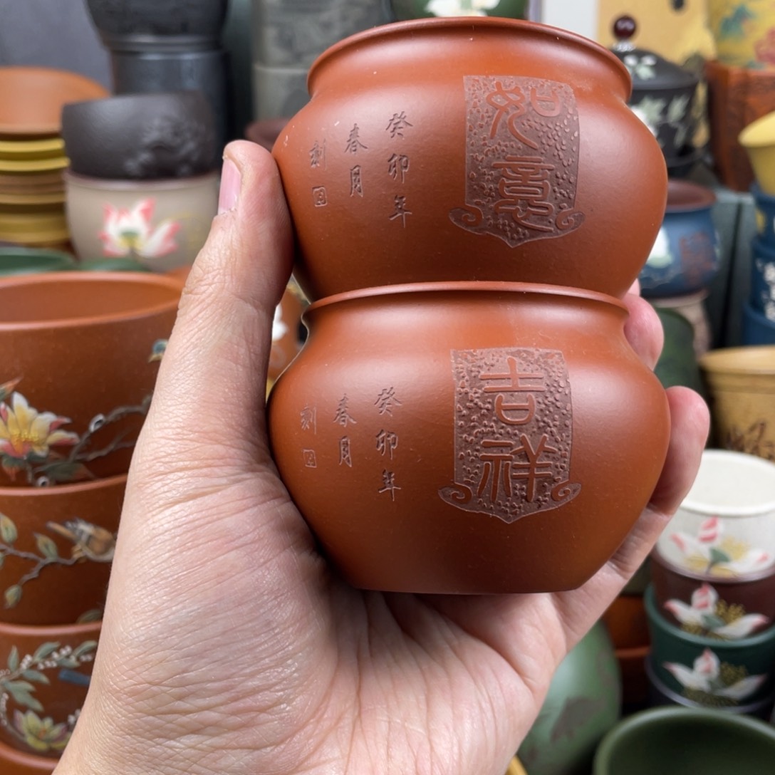 紫砂茶杯紫砂茶杯