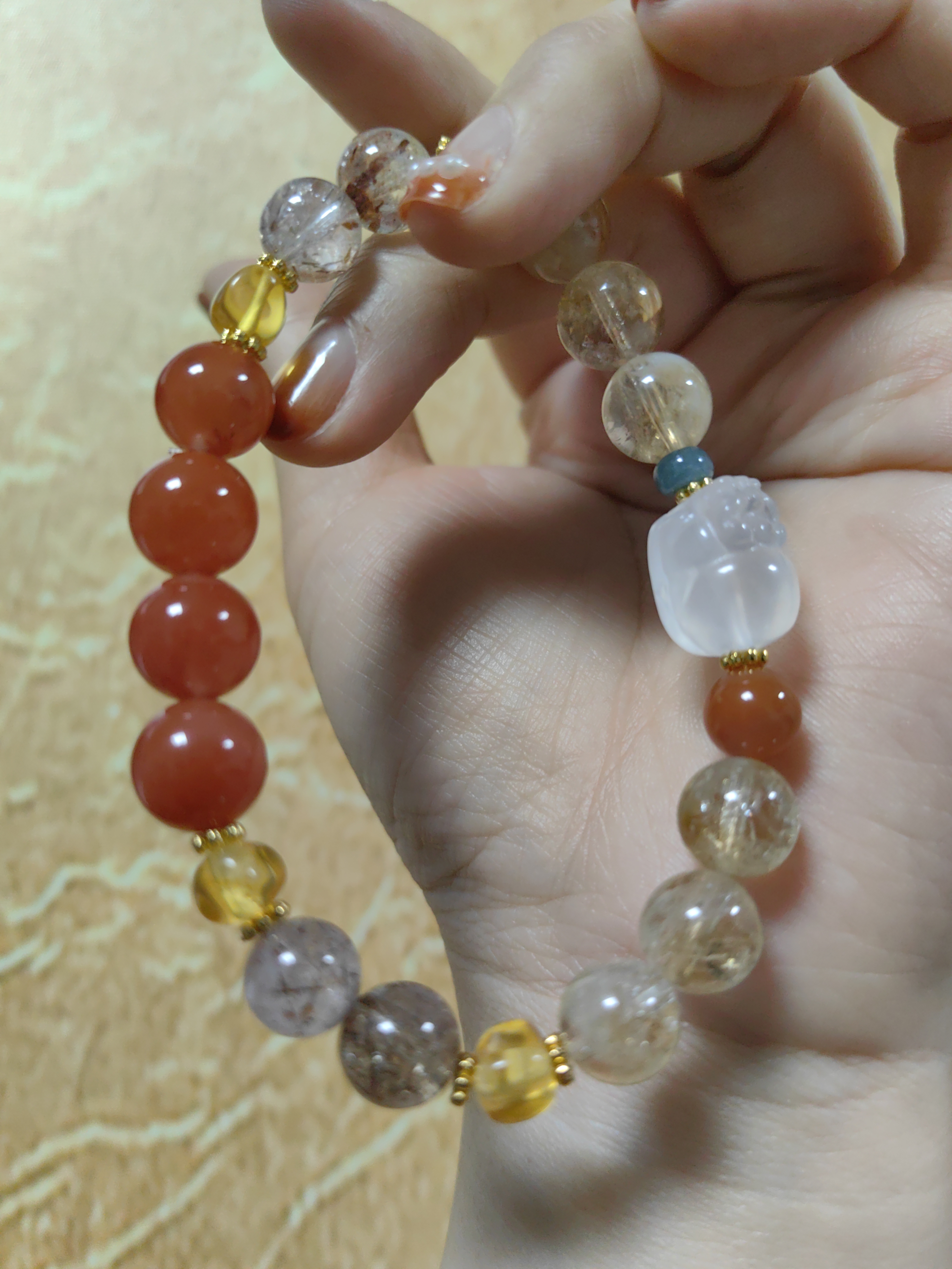 [顺缘顺境] 水晶多宝手串