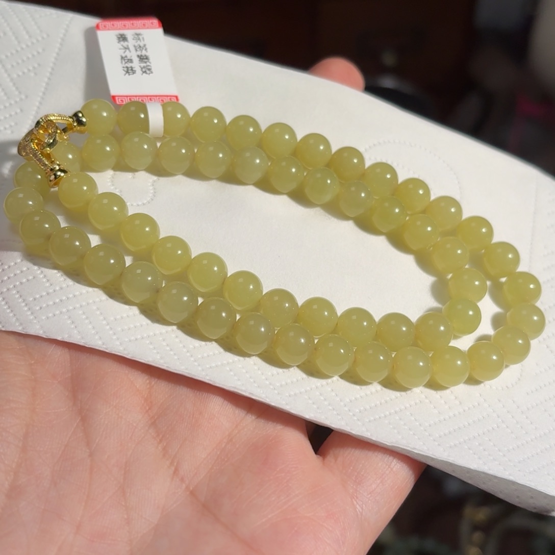 和田玉手串未镶嵌