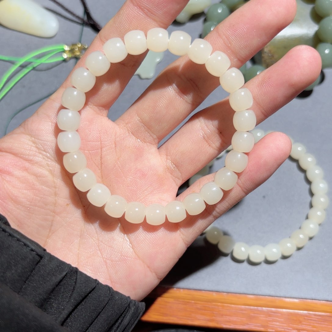 和田玉手链未镶嵌