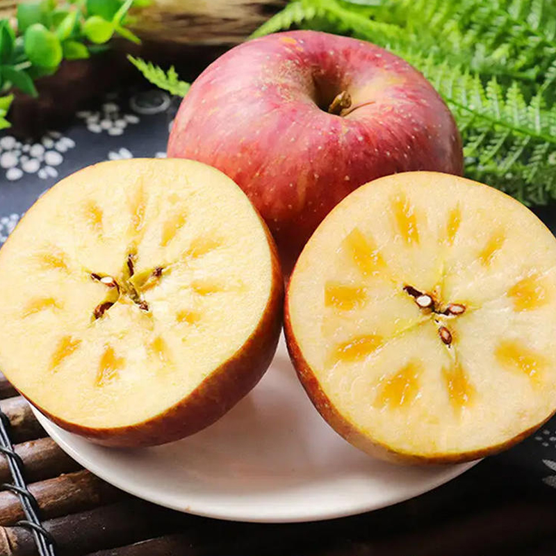 【自然搭档】云南昭通丑苹果4.5斤当季新鲜水果冰糖心红富士苹果