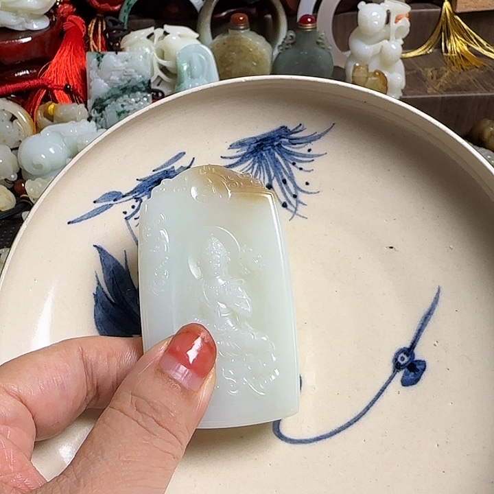 安***乐瓷片新号开播瓷盘一件