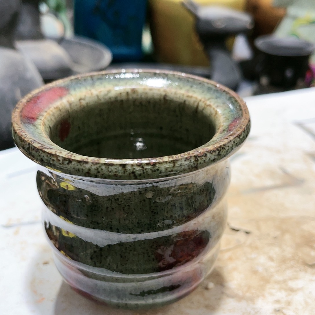 瓦当摆件摆件茶的茶桌陶瓷