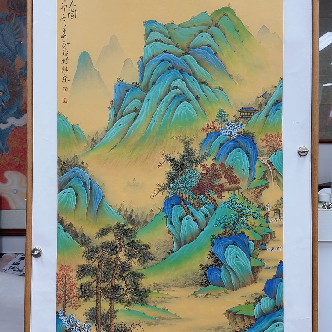 国画多次参加国内外大型