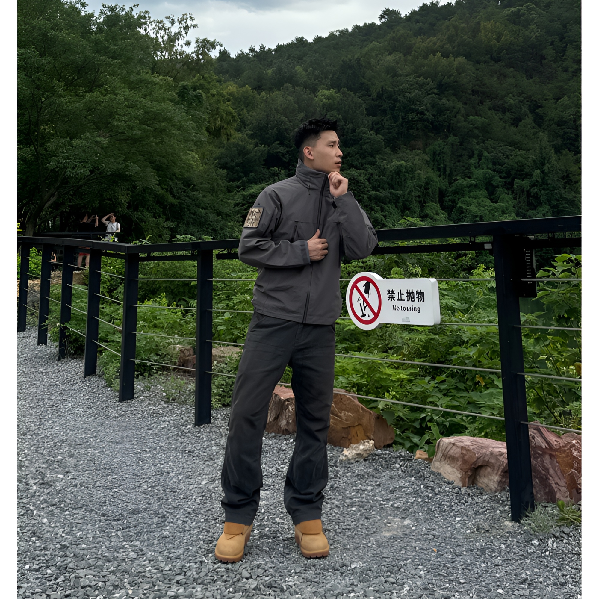 春秋美式军鸟gen2硬核冲锋衣战术风户外三防连帽可拆卸夹克外套