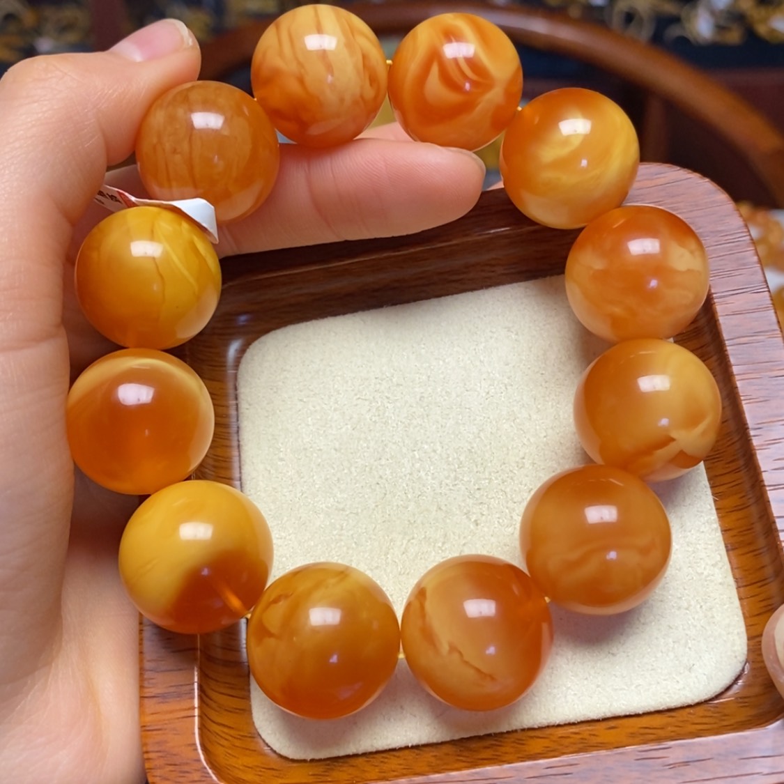 【闪购商品】蜜蜡手链未镶嵌手串