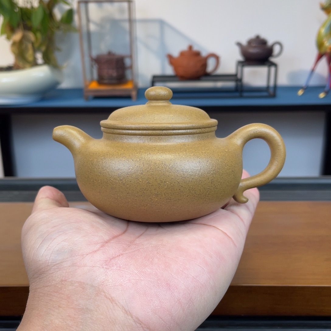 紫砂茶壶老青段仿古200cc