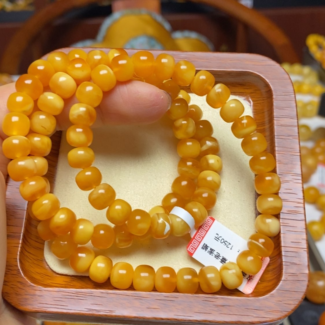 【闪购商品】蜜蜡手链未镶嵌手串