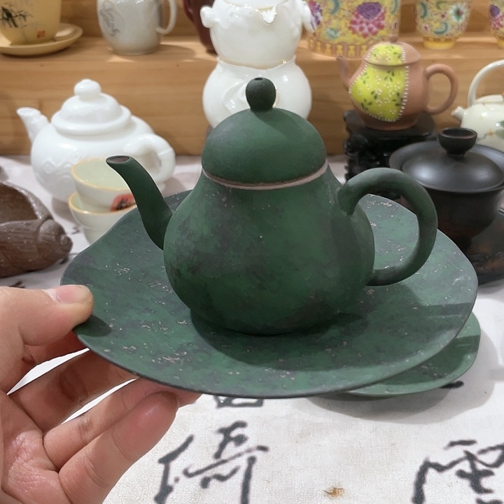 紫砂公道杯一套柴烧