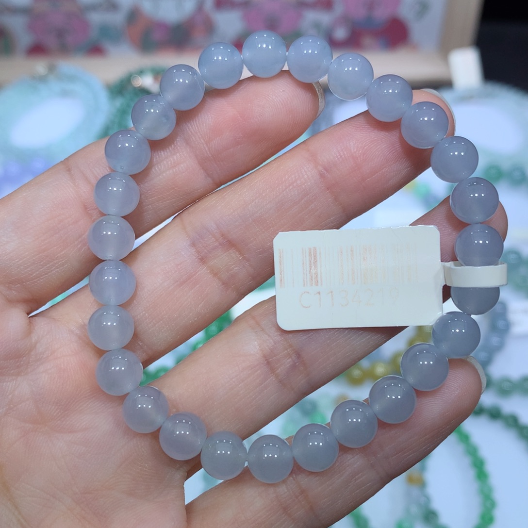 翡翠未镶嵌手链天然