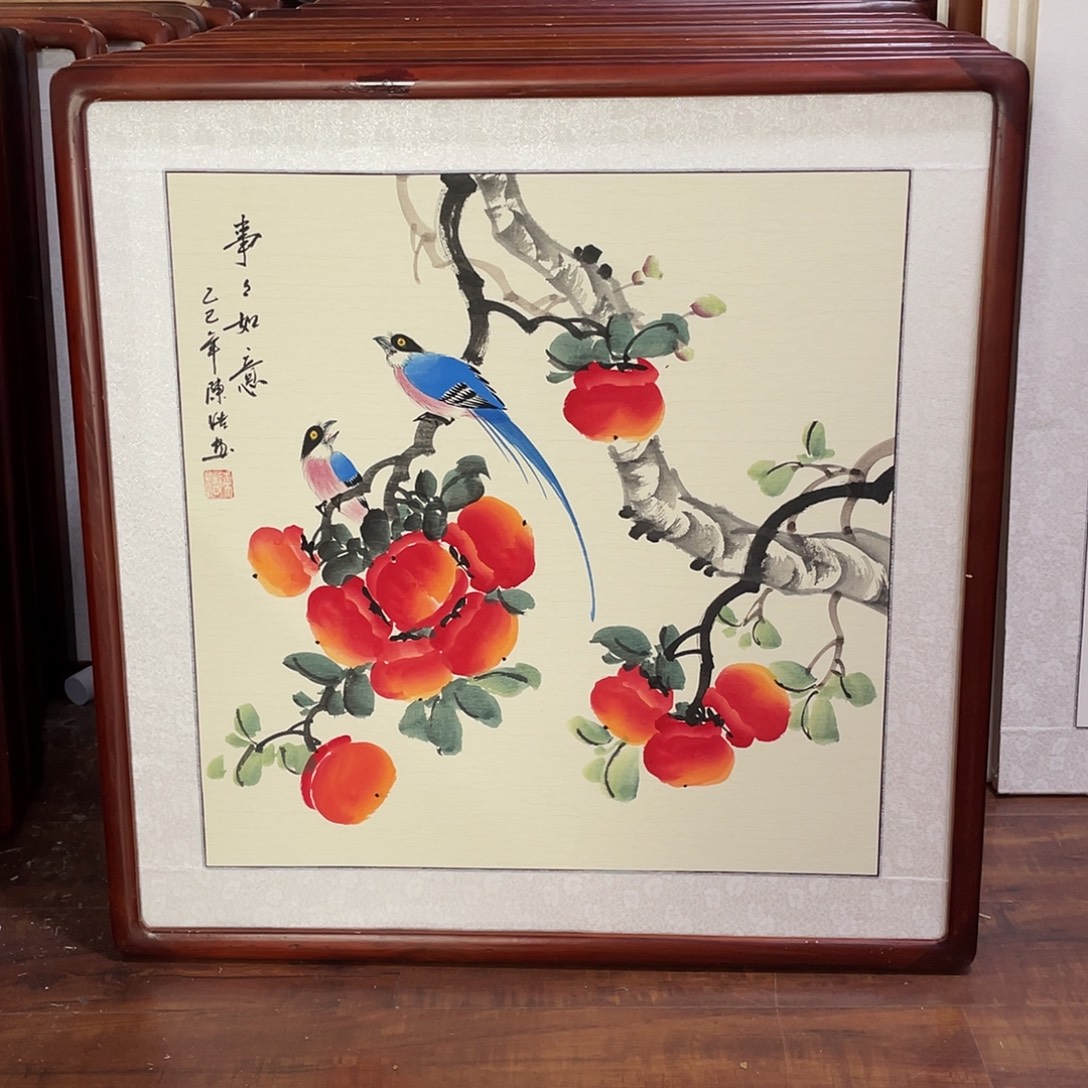 国画带框尺寸63*63厘米