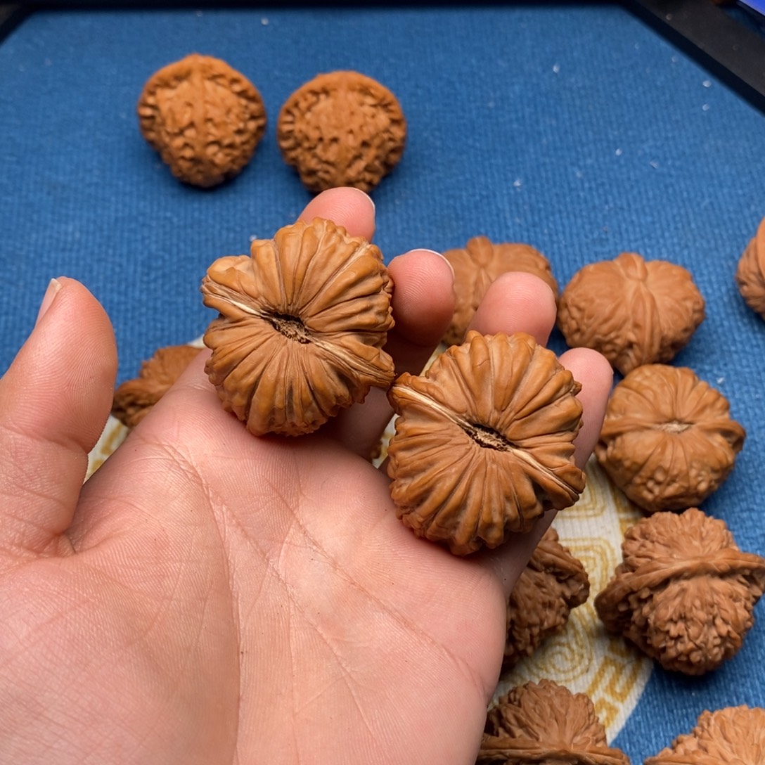 木***天把件文玩核桃华坤龙
