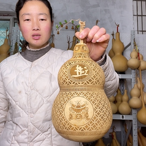 小****潢天然植物葫芦文玩