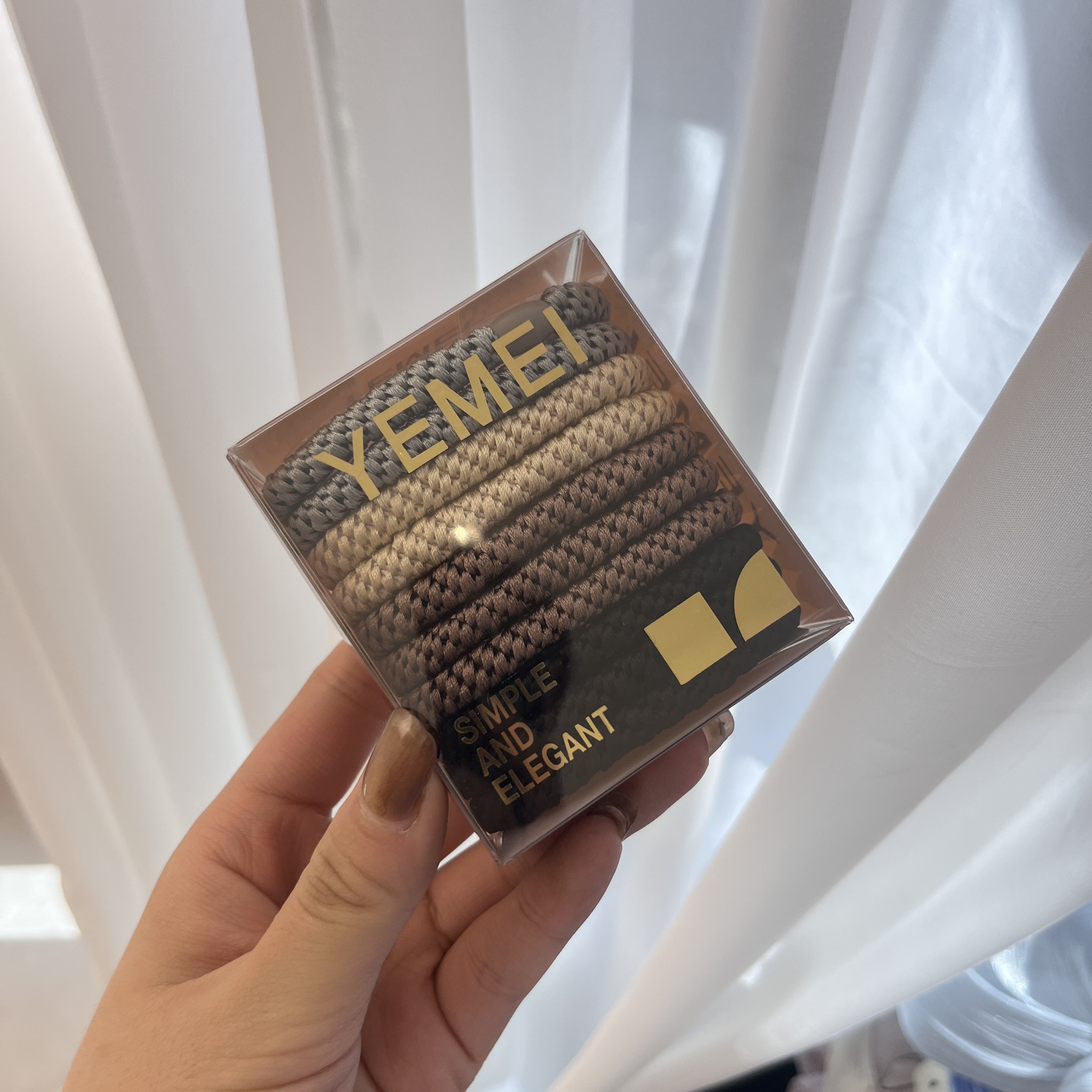 高弹力郑钦文同款发圈头绳丹麦昆凌发绳高端时尚百搭2025年新款女