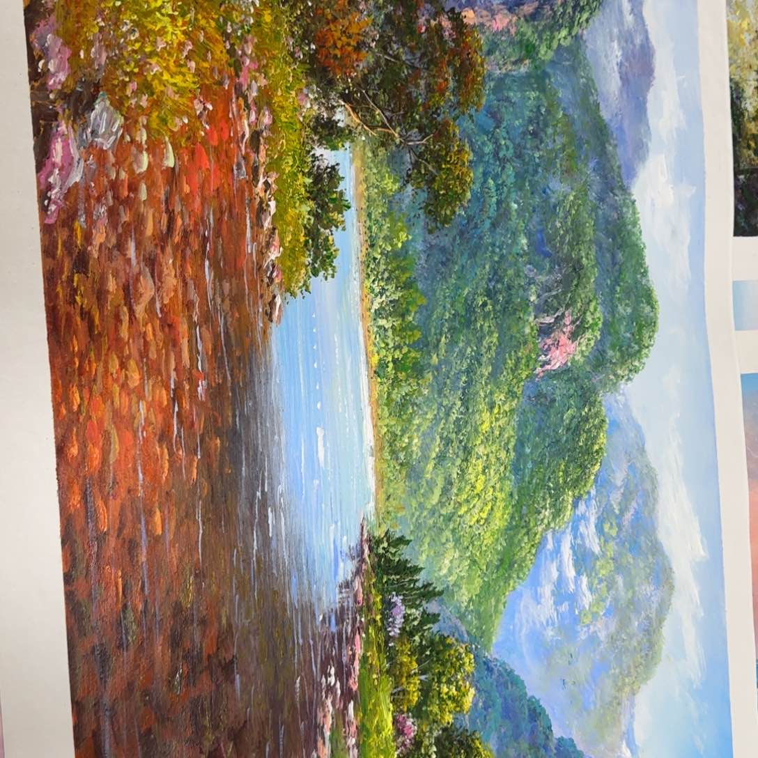 油画优惠多多指教一下自己