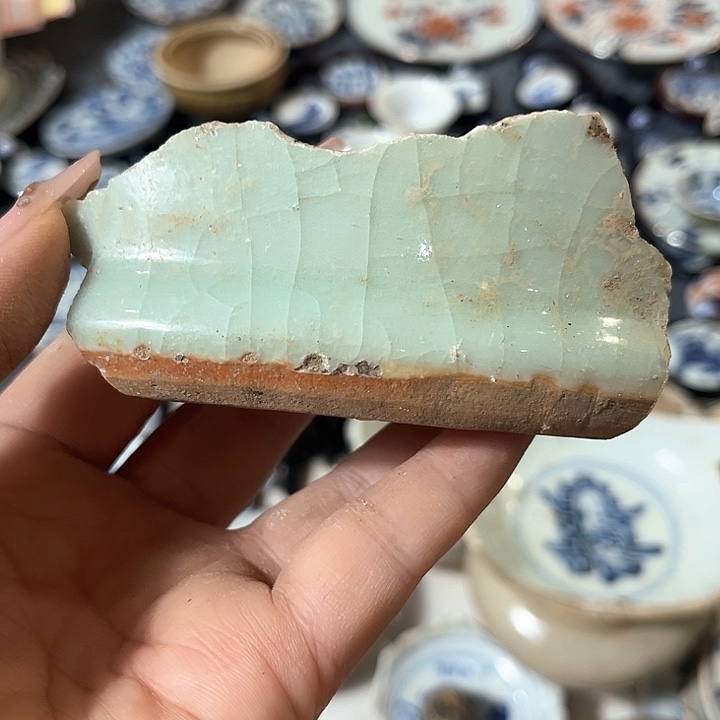 瓷片瓷片茶托喝茶非常不错