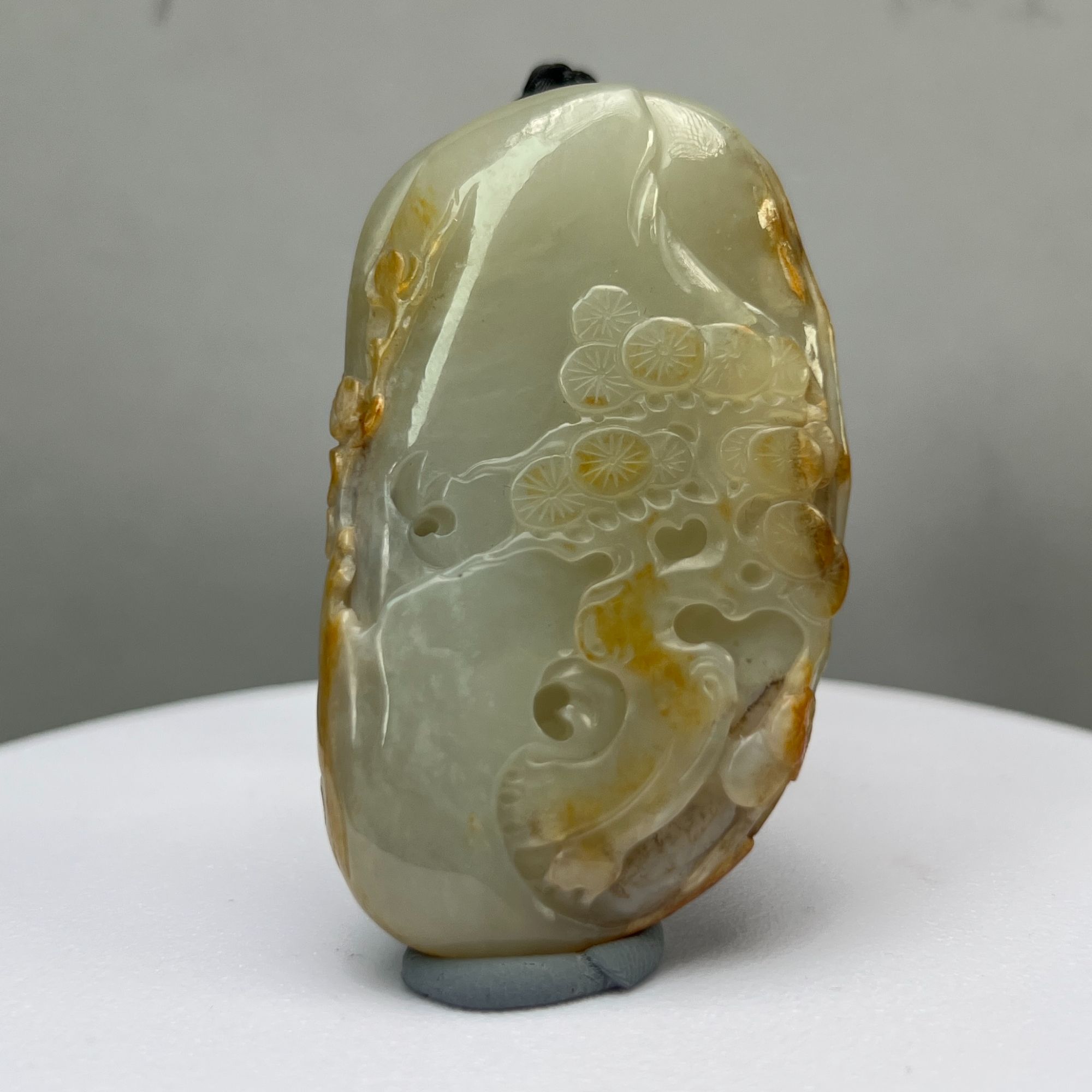 glx01-3白玉（和田玉）挂件岁寒三友