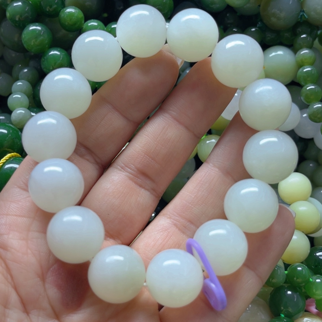 和田玉手链未镶嵌