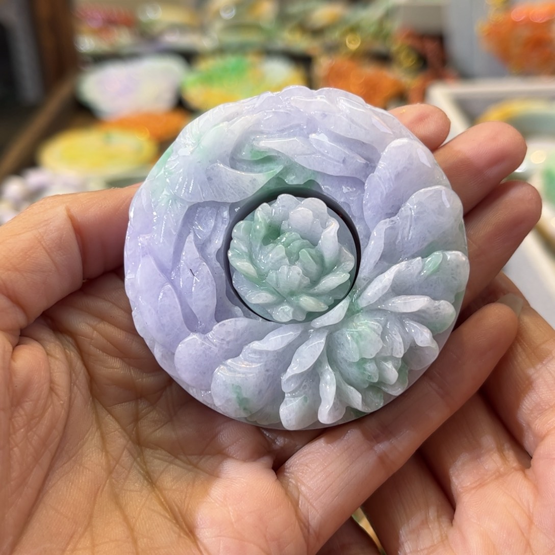 翡翠颈饰未镶嵌待编款