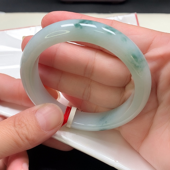 翡翠未镶嵌手镯手镯56