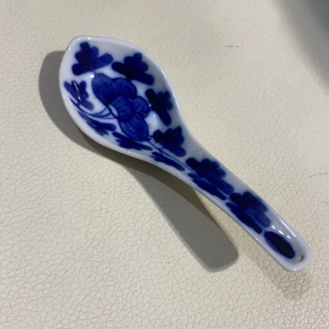 景德镇陶瓷青花小瓢羹