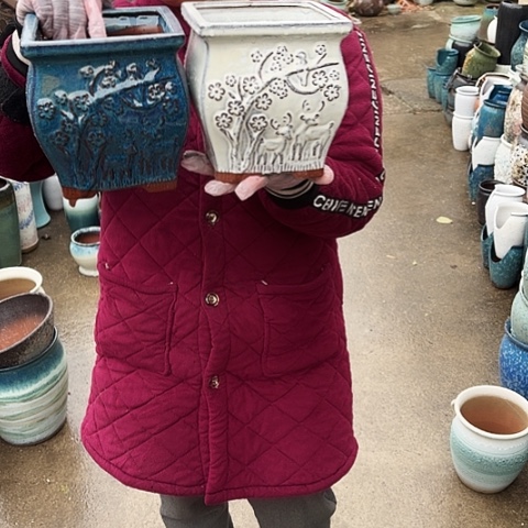 口16高17瑕疵盆子 