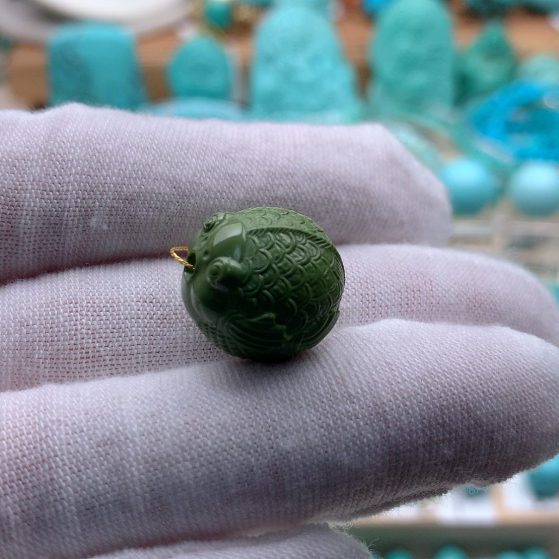 绿松石珠宝奇石未镶嵌