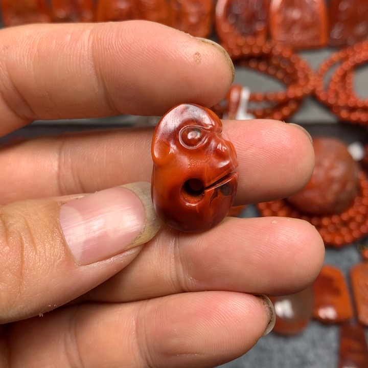 南红玛瑙吊坠(不含链)未镶嵌