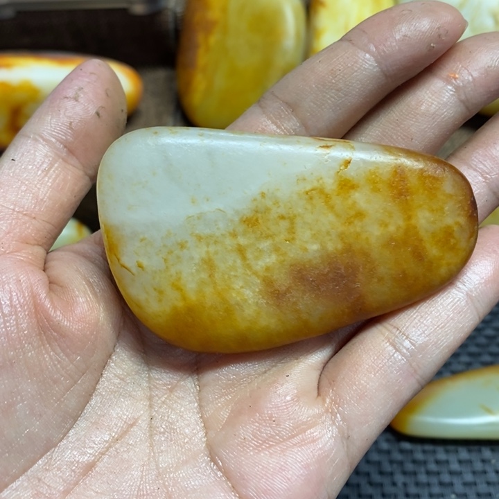 和田玉未镶嵌挂件雄*