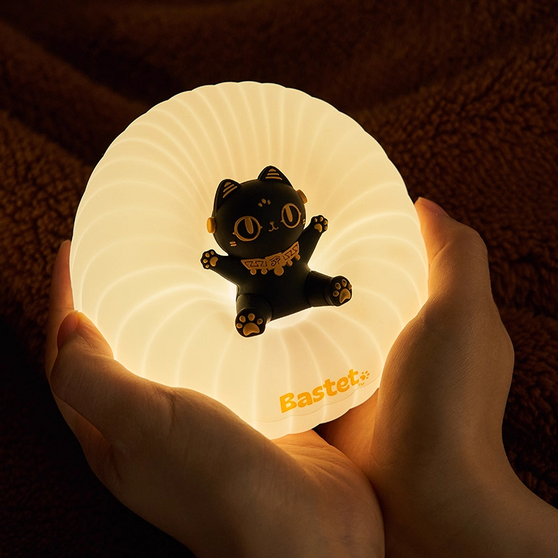 大英博物馆沙发猫氛围拍拍灯小夜灯桌面摆件装饰闺蜜生日礼物女生