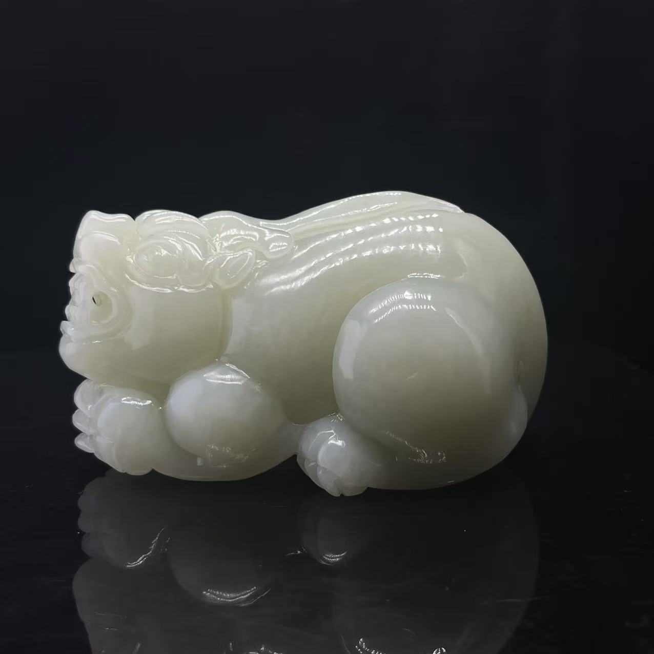 A1340 和田玉手把件 YS342301