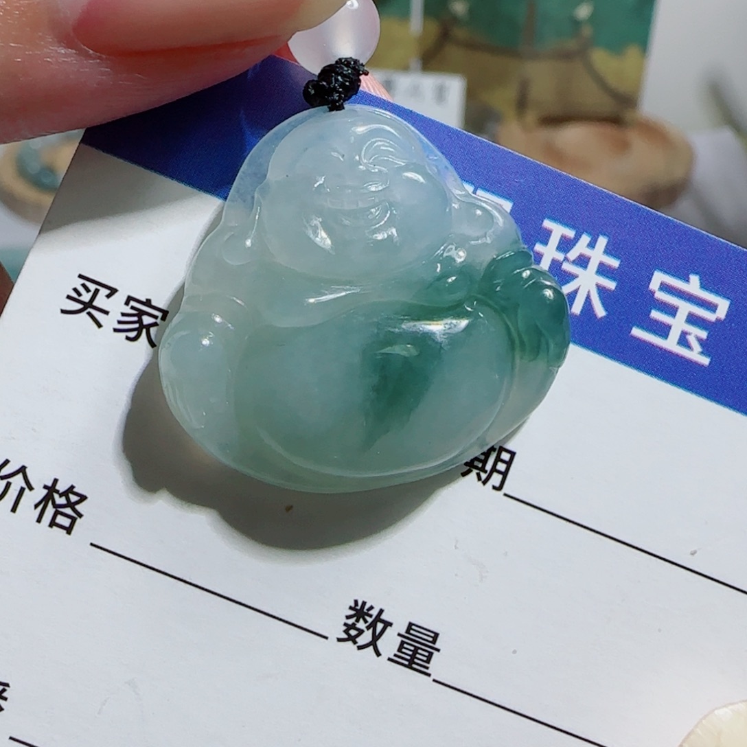 颈饰未镶嵌翡翠佛公