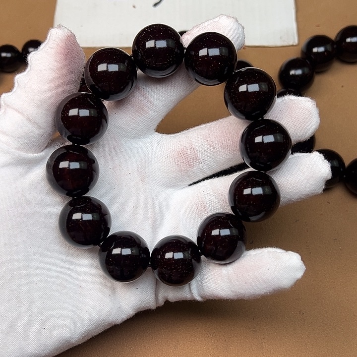 小叶紫檀手串/手链2.0*12 细爆星