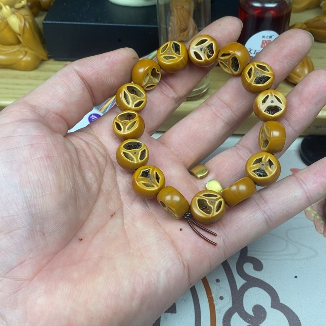 橄榄核手串/手链橄榄核雕刻强