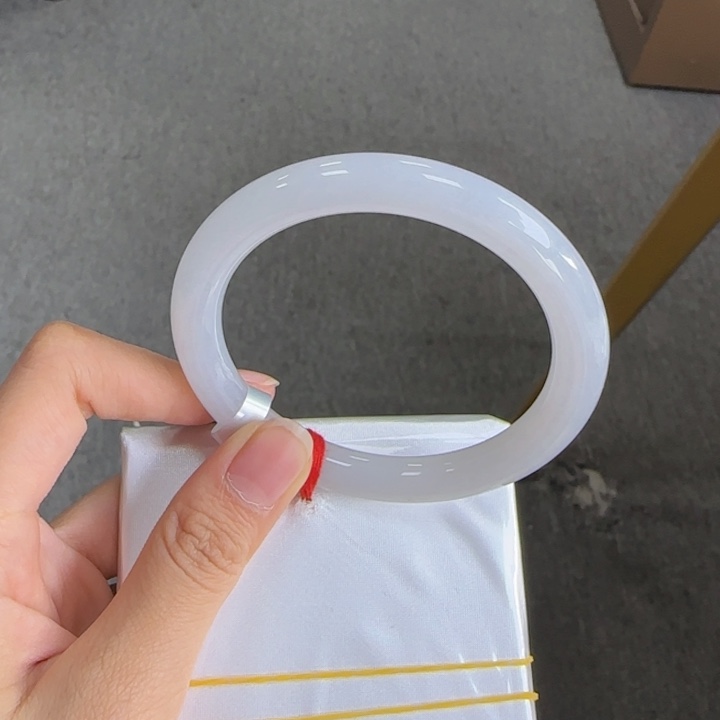 未镶嵌手镯翡翠白月光-56圈