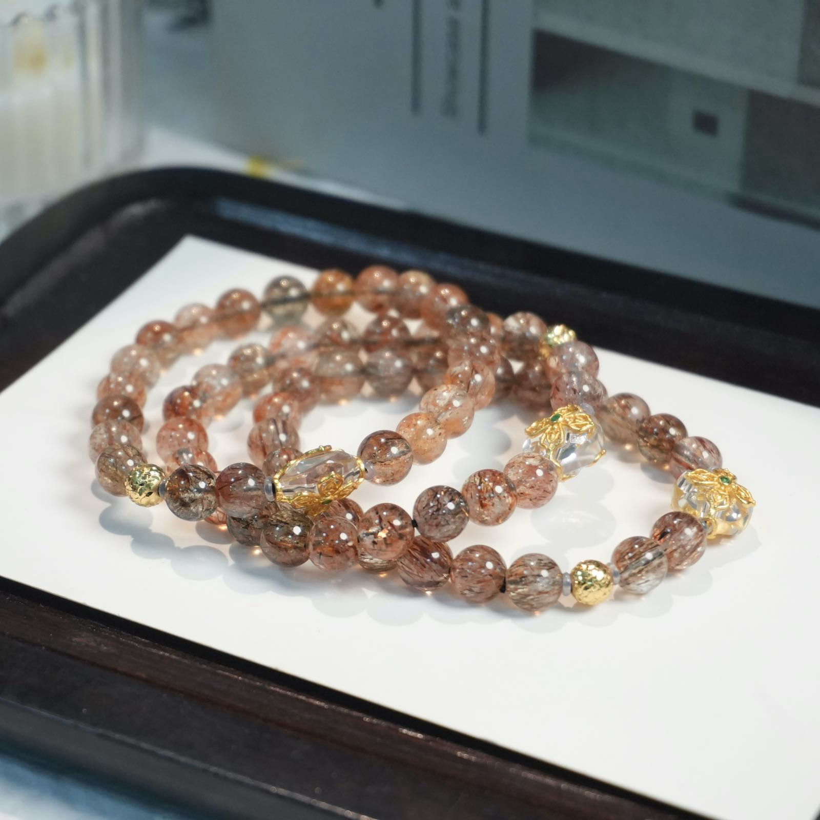 【书记甄选】原创黑金超七单圈手链 多样性发一件 约7mm+ 7011JC