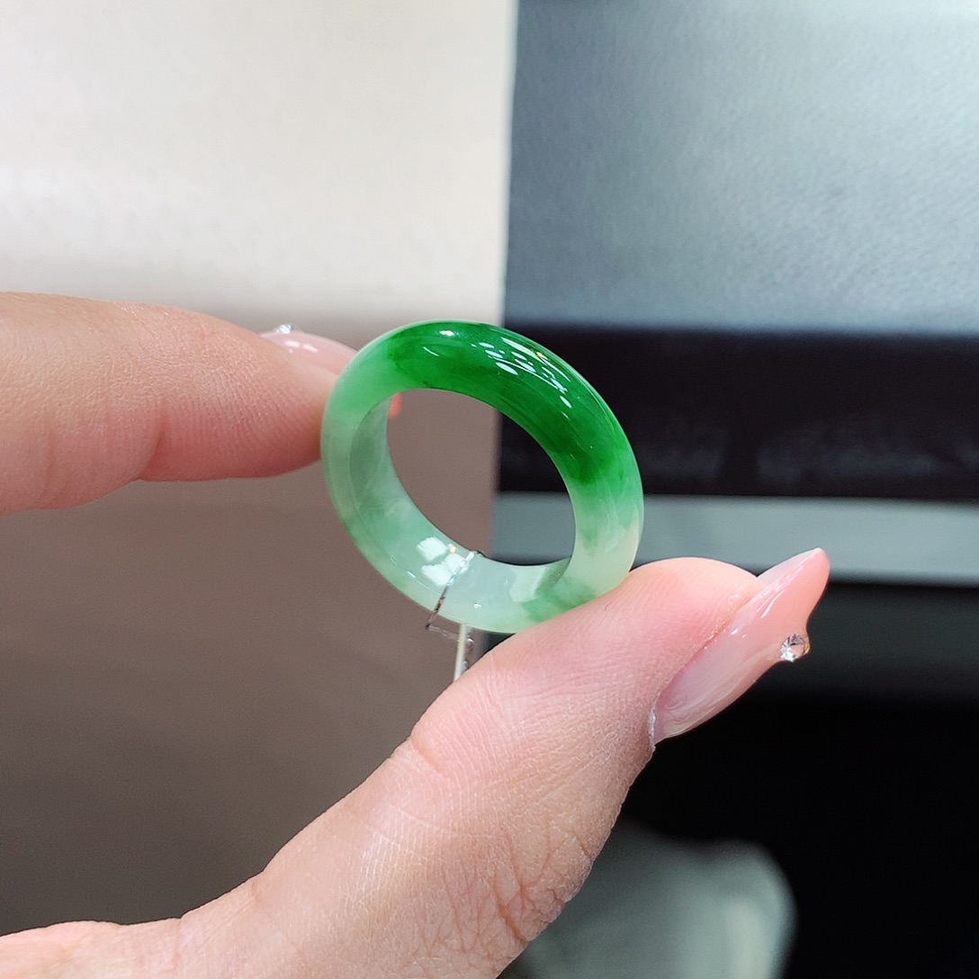 未镶嵌戒指翡翠15号