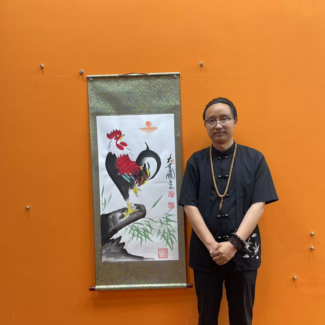 马迎春《大吉图》三尺竖白 国墨堂